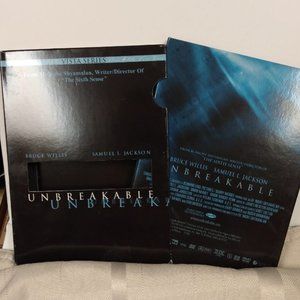 UNBREAKABLE, dvd, VISTA SERIES, 2 disc, with Bruce Willis and Samuel L. Jackson